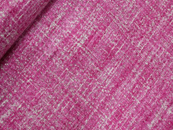 Chanel o Tweed de lujo – Tejido de alta costura fucsia-crudo