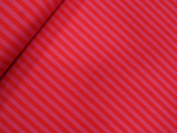 Algodón de rayas rojo y rosa | 100% Algodón