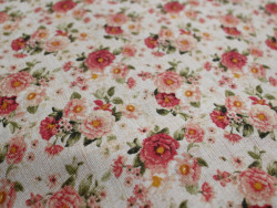 Loneta Estampada de Flores | 50% poliester 50% algodón | 280 cm de ancho