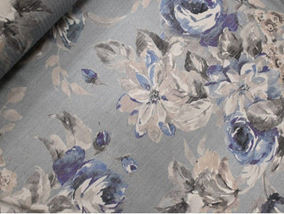 Loneta estampada de flores 280 cm | Extra suave y resistente