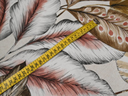 Loneta estampada tropical 280 cm | Extra suave y resistente