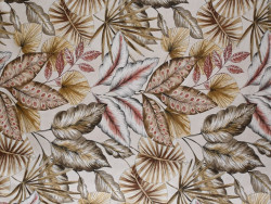 Loneta estampada tropical 280 cm | Extra suave y resistente