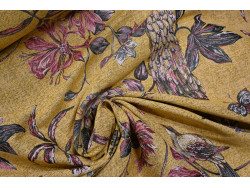 Jacquard de pavos reales 280 cm | Tapicería y decoración