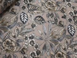 Loneta estampada floral 280 cm – Poliéster y algodón