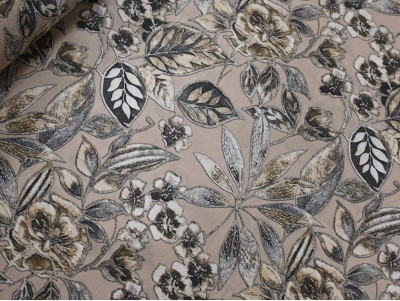 Loneta estampada floral 280 cm – Poliéster y algodón
