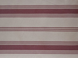Lona rústica granate de algodón y lino | Tapicería y decoración