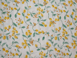 Popelín estampado de limones | 100% algodón