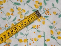Popelín estampado de limones | 100% algodón