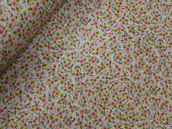 Lino estampado de flores | 55% Lino 45% Algodón