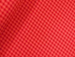 Vichy Seersucker rojo y coral