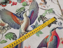 Loneta estampada floral tropical 280 cm | Tapicería y Decoración
