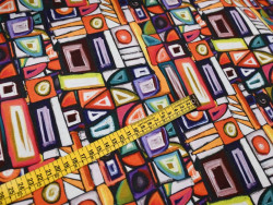 Loneta estampada digital abstracta 280 cm | Tapicería y Decoración