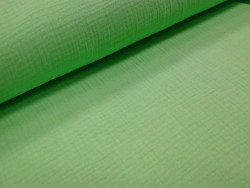 Muselina verde manzana 100% Algodón | 135 cm