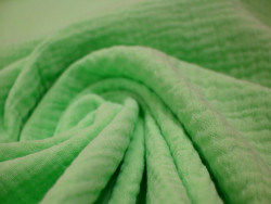 Muselina verde manzana 100% Algodón | 135 cm