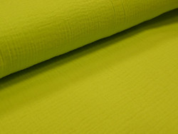 Muselina verde lima 100% Algodón | 135 cm