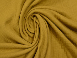 Muselina verde dorado100% Algodón | 135 cm