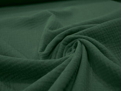 Muselina verde bosque 100% Algodón | 135 cm