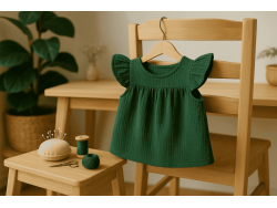 Muselina verde bosque 100% Algodón | 135 cm