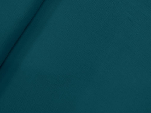 Muselina verde petroleo 100% Algodón | 135 cm