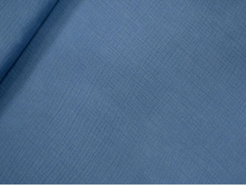 Muselina azul vaquero 100% Algodón | 135 cm