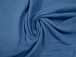 Muselina azul vaquero 100% Algodón | 135 cm