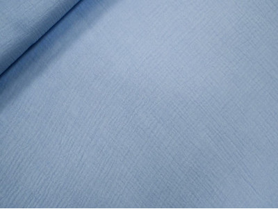 Muselina azul celeste 100% Algodón | 135 cm