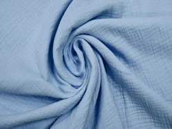 Muselina azul celeste 100% Algodón | 135 cm