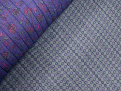 Muselina acolchada reversible | Flores y Geométricos