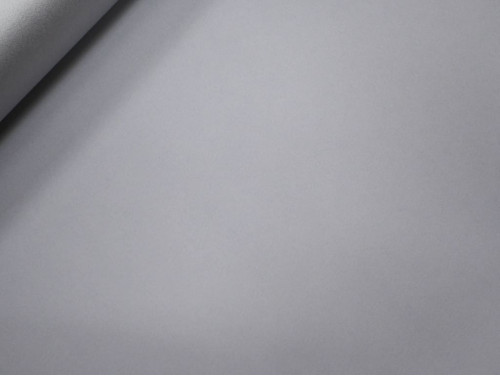 Crepé de raso gris perla