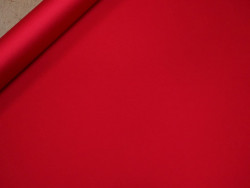 Crepé de raso rojo
