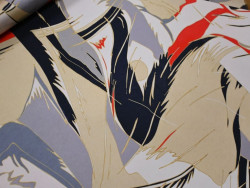 Satén fino estampado abstracto 150 cm – 133 g/m²
