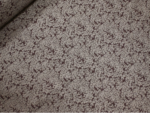 Jacquard Floral Marrón | Telas Elegantes