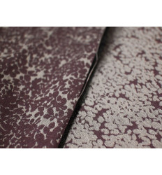 Jacquard Floral Marrón | Telas Elegantes