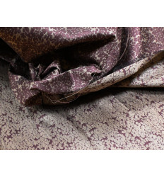 Jacquard Floral Marrón | Telas Elegantes