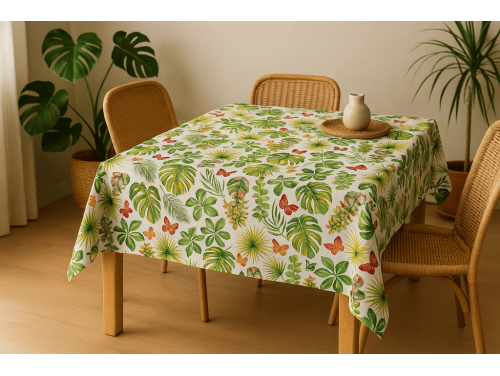 Mantelería Antimanchas 140 cm | Tropical