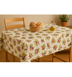 Mantelería Antimanchas 140 cm | Olivo