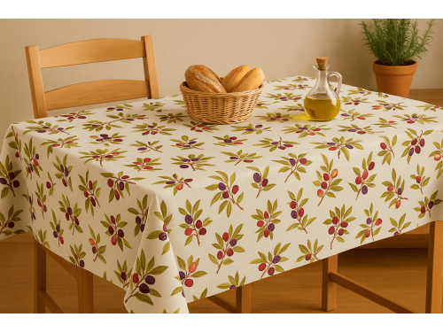 Mantelería Antimanchas 140 cm | Olivo