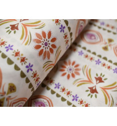 Popelín Boho Floral | 100% Algodón