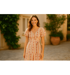 Popelín Boho Floral | 100% Algodón