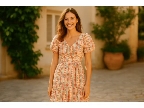 Popelín Boho Floral | 100% Algodón