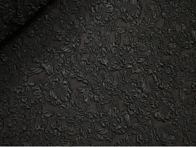 Jacquard Negro con Relieve | 3D