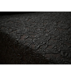 Jacquard Negro con Relieve | 3D