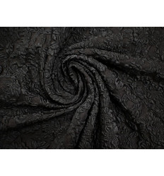 Jacquard Negro con Relieve | 3D