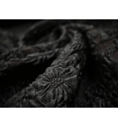 Jacquard Negro con Relieve | 3D