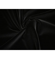 Terciopelo Premium Negro | 100% Algodón