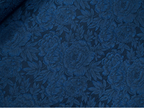 Jacquard Azul con Relieve | 140 cm Ancho