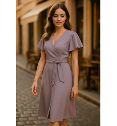 Doble Crepe Lavanda Bruma – 140 cm · 378 g