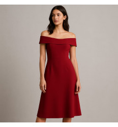 Doble Crepe Rojo – 140 cm · 378 g