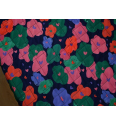 Acolchado Estampado de Flores