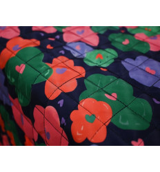 Acolchado Estampado de Flores